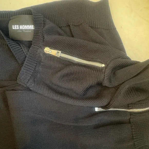 Les Hommes Zippered Pullover